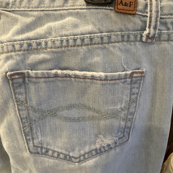 Vintage MADISON Abercrombie and Fitch DISTRESSED FLARE Jeans | 90's | 4R - Picture 14 of 14